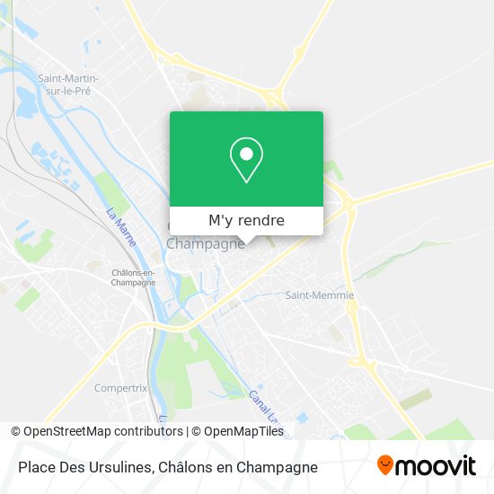 Place Des Ursulines plan
