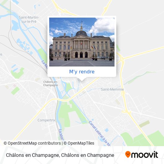 Châlons en Champagne plan