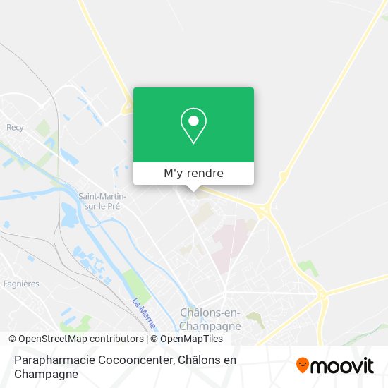 Parapharmacie Cocooncenter plan