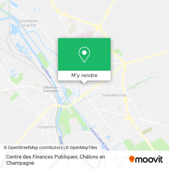 Centre des Finances Publiques plan