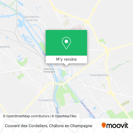 Couvent des Cordeliers plan