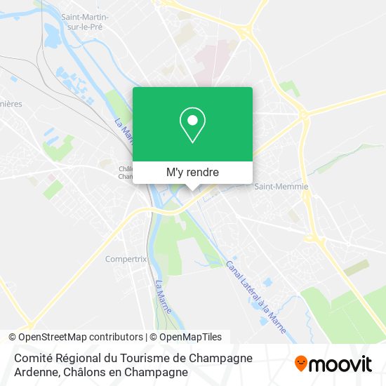 Comité Régional du Tourisme de Champagne Ardenne plan