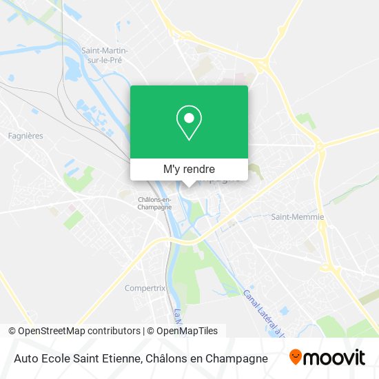 Auto Ecole Saint Etienne plan