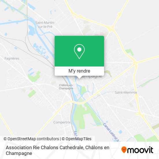 Association Rie Chalons Cathedrale plan