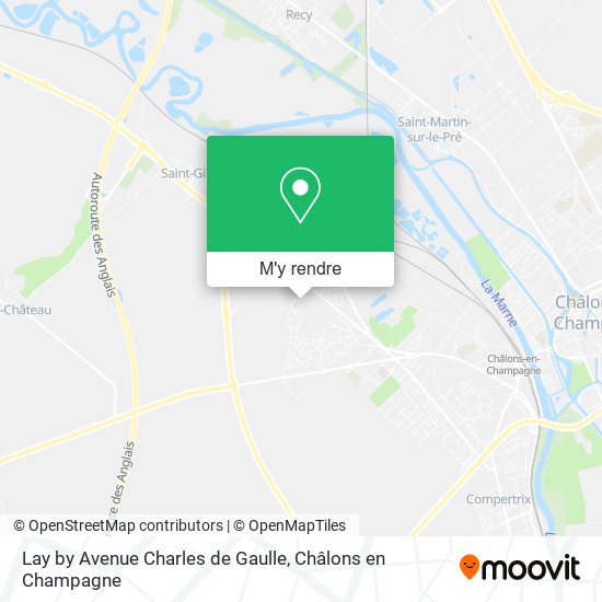 Lay by Avenue Charles de Gaulle plan