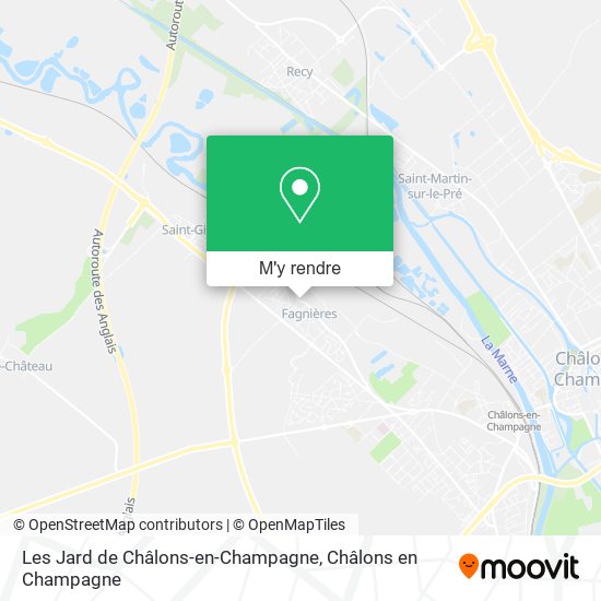 Les Jard de Châlons-en-Champagne plan