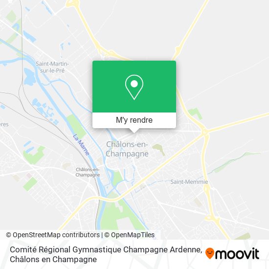 Comité Régional Gymnastique Champagne Ardenne plan