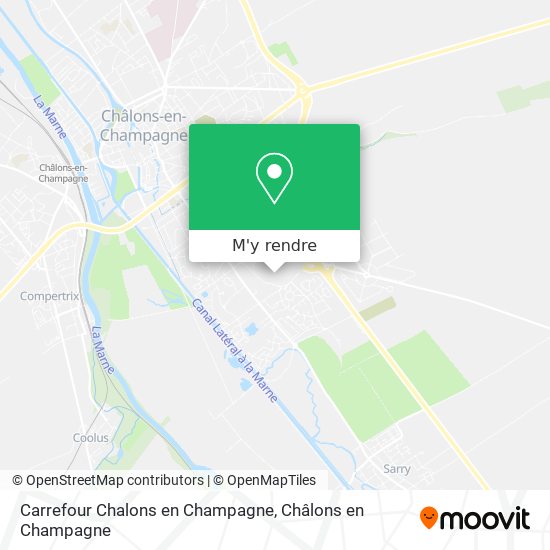 Carrefour Chalons en Champagne plan