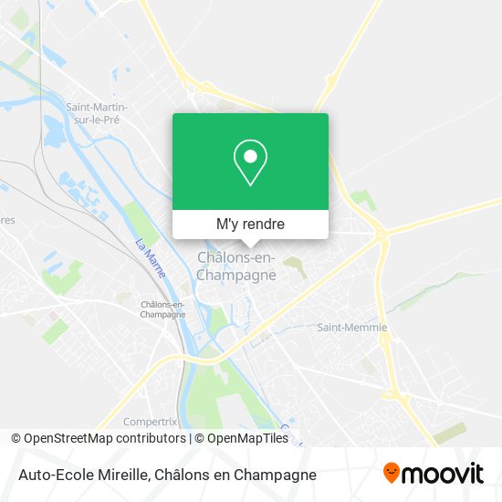 Auto-Ecole Mireille plan