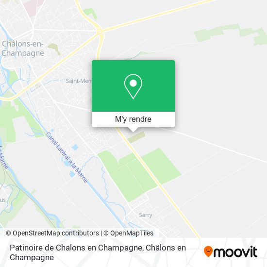 Patinoire de Chalons en Champagne plan
