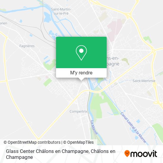 Glass Center Châlons en Champagne plan