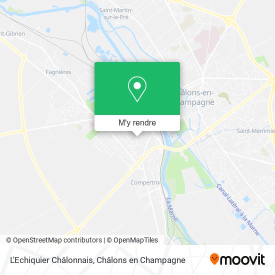 L'Echiquier Châlonnais plan