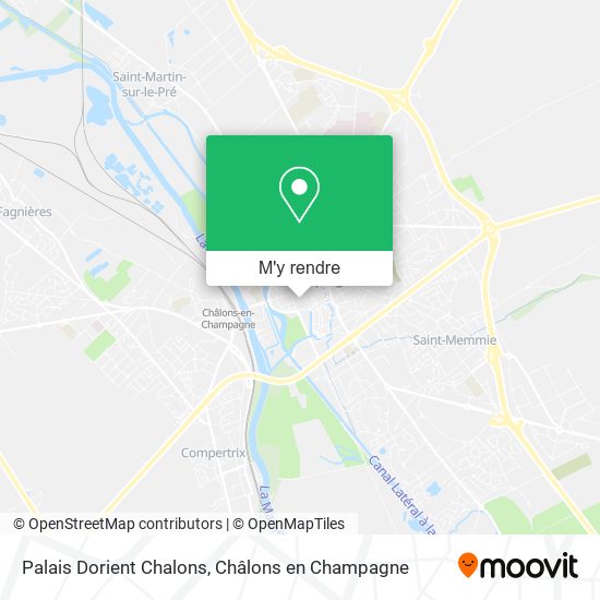 Palais Dorient Chalons plan