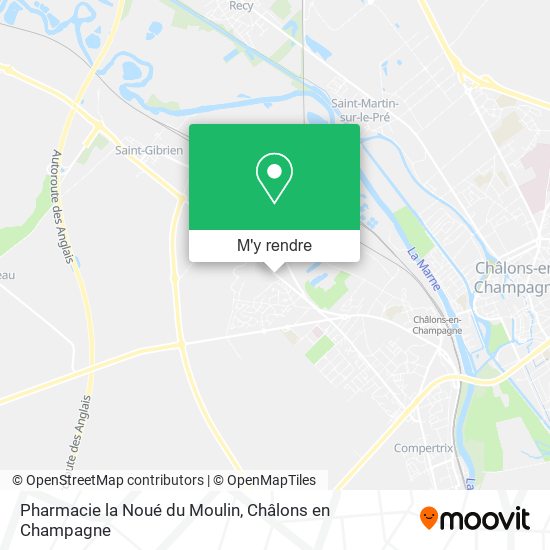 Pharmacie la Noué du Moulin plan