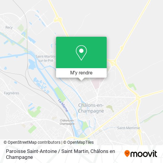 Paroisse Saint-Antoine / Saint Martin plan