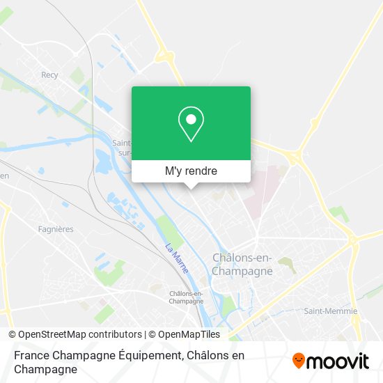 France Champagne Équipement plan