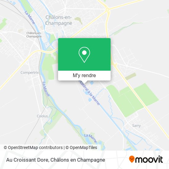 Au Croissant Dore plan