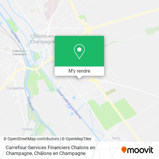 Carrefour-Services Financiers Chalons en Champagne plan