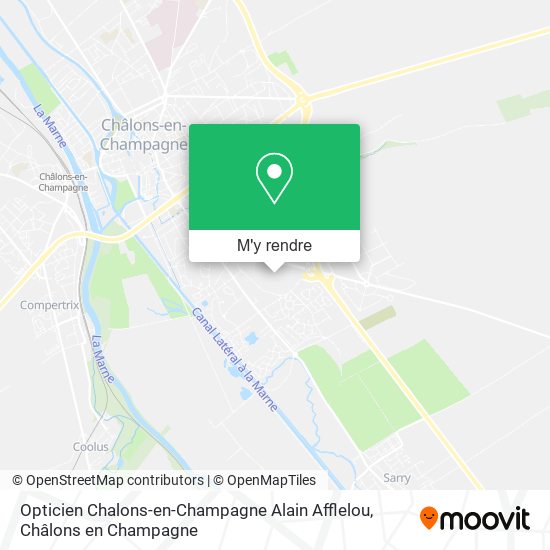 Opticien Chalons-en-Champagne Alain Afflelou plan