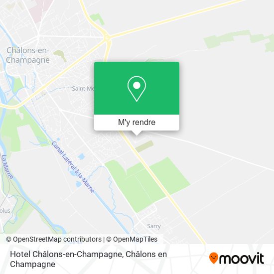 Hotel Châlons-en-Champagne plan
