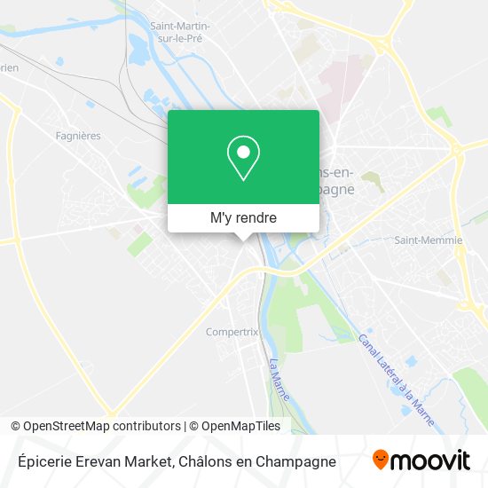 Épicerie Erevan Market plan
