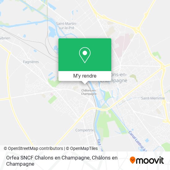 Orfea SNCF Chalons en Champagne plan