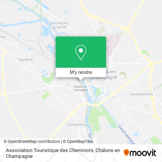 Association Touristique des Cheminots plan