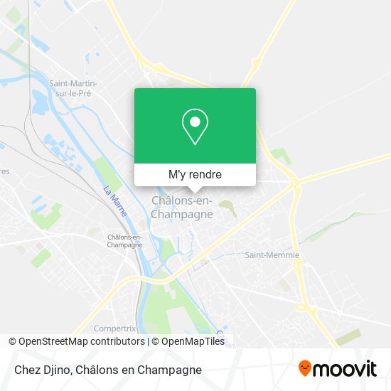 Chez Djino plan