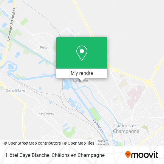 Hôtel Caye Blanche plan