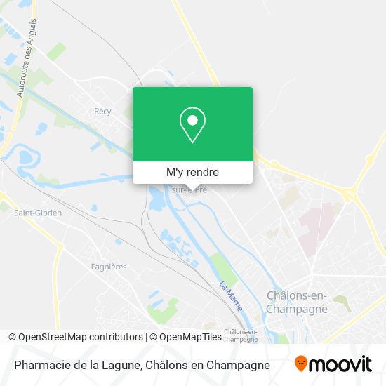 Pharmacie de la Lagune plan