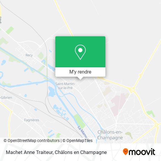 Machet Anne Traiteur plan