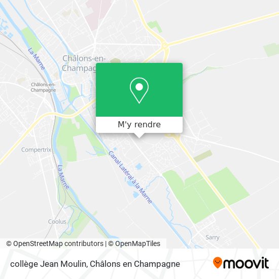 collège Jean Moulin plan