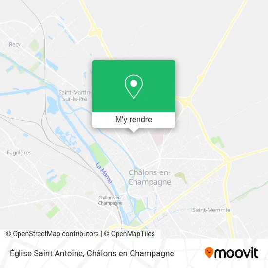 Église Saint Antoine plan