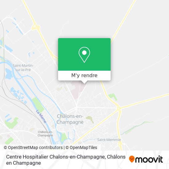 Centre Hospitalier Chalons-en-Champagne plan