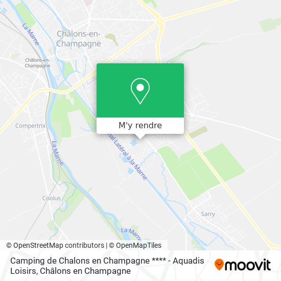 Camping de Chalons en Champagne **** - Aquadis Loisirs plan