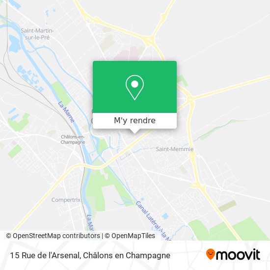 15 Rue de l'Arsenal plan