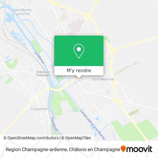 Region Champagne-ardenne plan