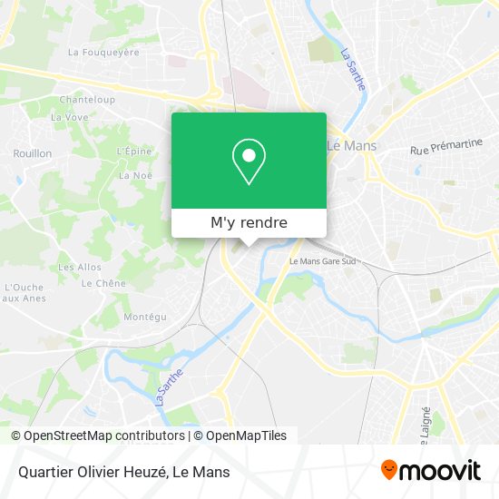 Quartier Olivier Heuzé plan