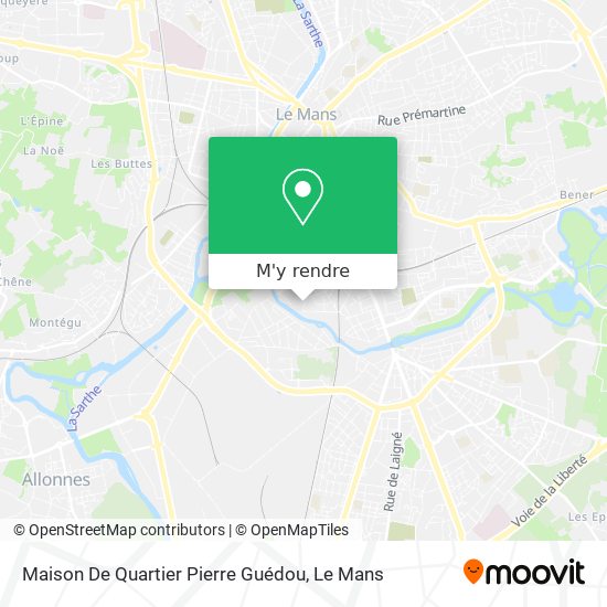 Maison De Quartier Pierre Guédou plan