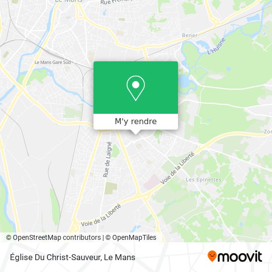 Église Du Christ-Sauveur plan