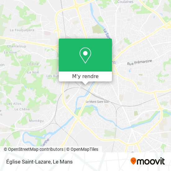 Église Saint-Lazare plan