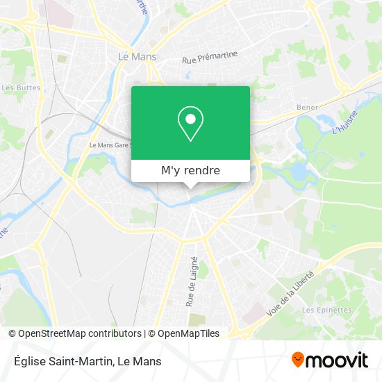 Église Saint-Martin plan