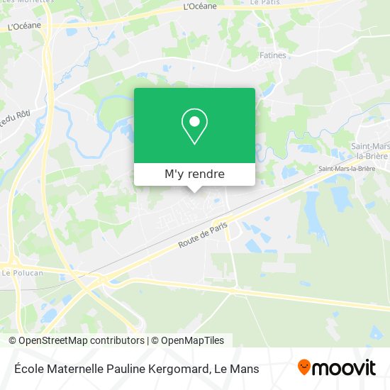 École Maternelle Pauline Kergomard plan