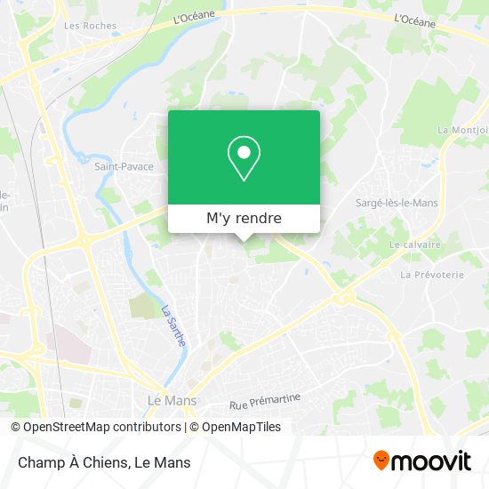 Champ À Chiens plan