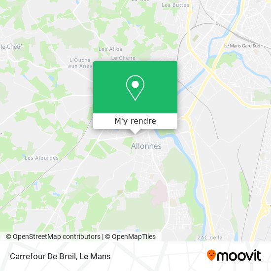 Carrefour De Breil plan