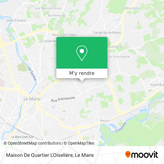 Maison De Quartier L'Oiselière plan
