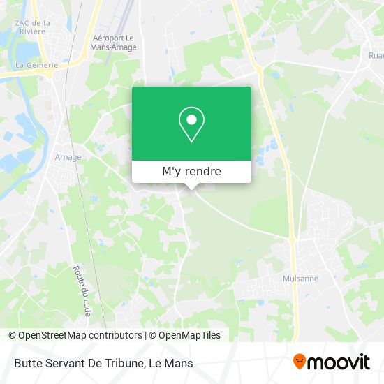 Butte Servant De Tribune plan