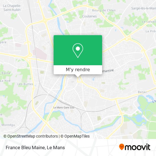 France Bleu Maine plan