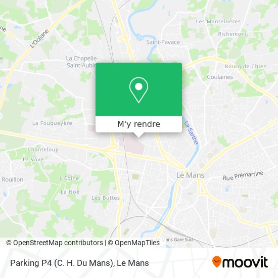 Parking P4 (C. H. Du Mans) plan