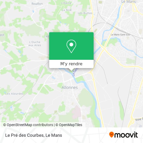 Le Pré des Courbes plan